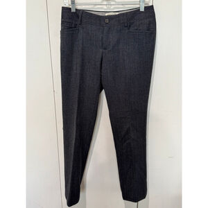 Women's Banana Republic Gray wool Logan Fit Stretch Petite Trousers 4P